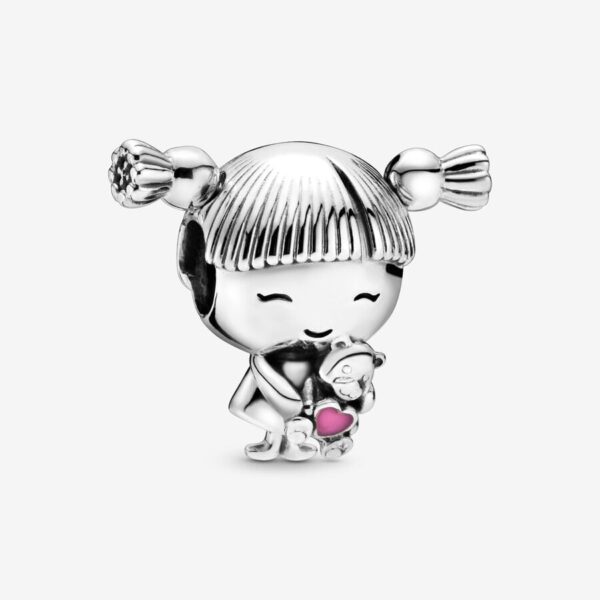 Charm en plata de Niña