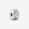 Charm de Clip Corazones Anudados