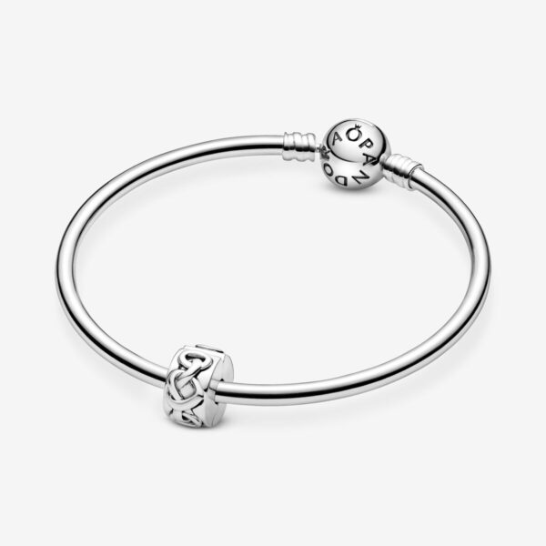Charm de Clip Corazones Anudados