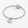 Charm Colgante Corazones y Huellas